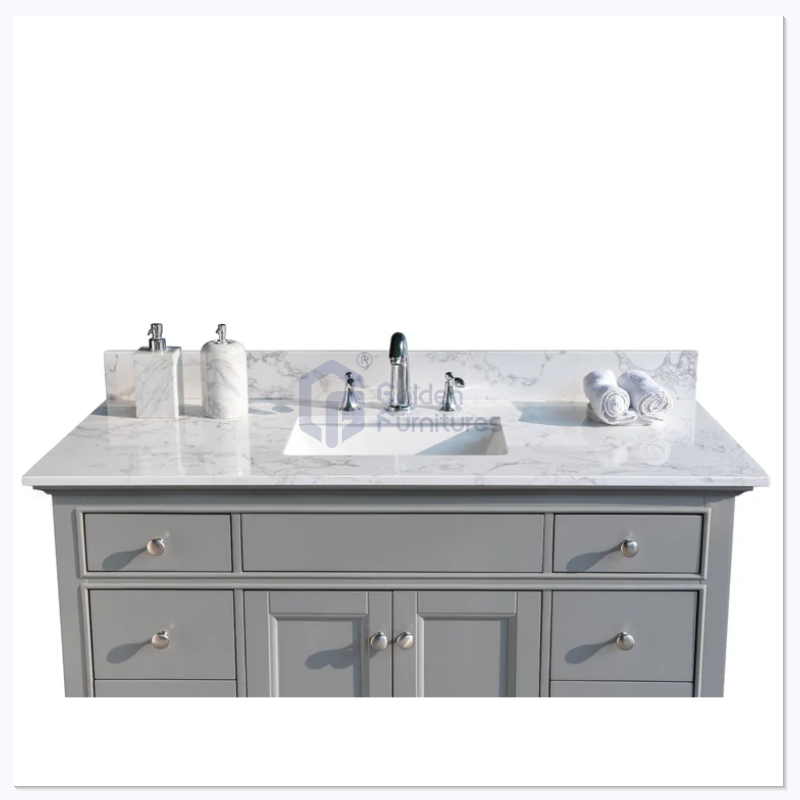 GFT-M48W Marble Vanity Top