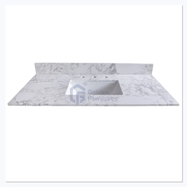 GFT-M48W Marble Vanity Top