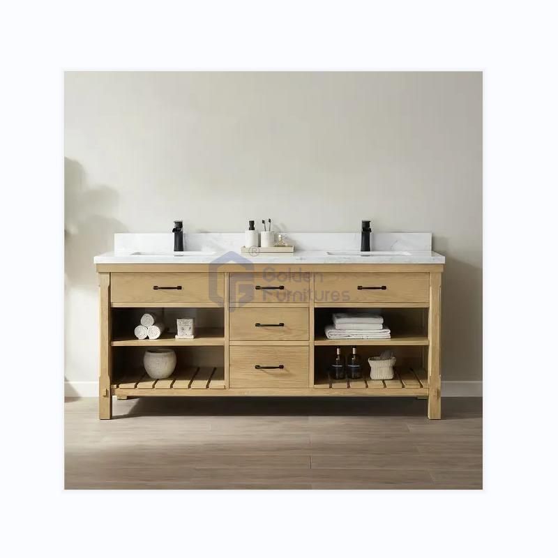 Lily10060AW With Shelf Vietnam Bathroom Vanity Factory
