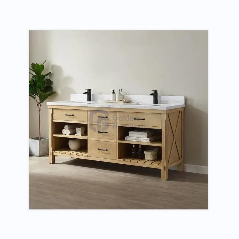 Lily10060AW With Shelf Vietnam Bathroom Vanity Factory
