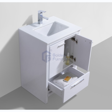 Violet5024A Solidwood Freestanding Vietnam Cabinet Single Sink Vanity