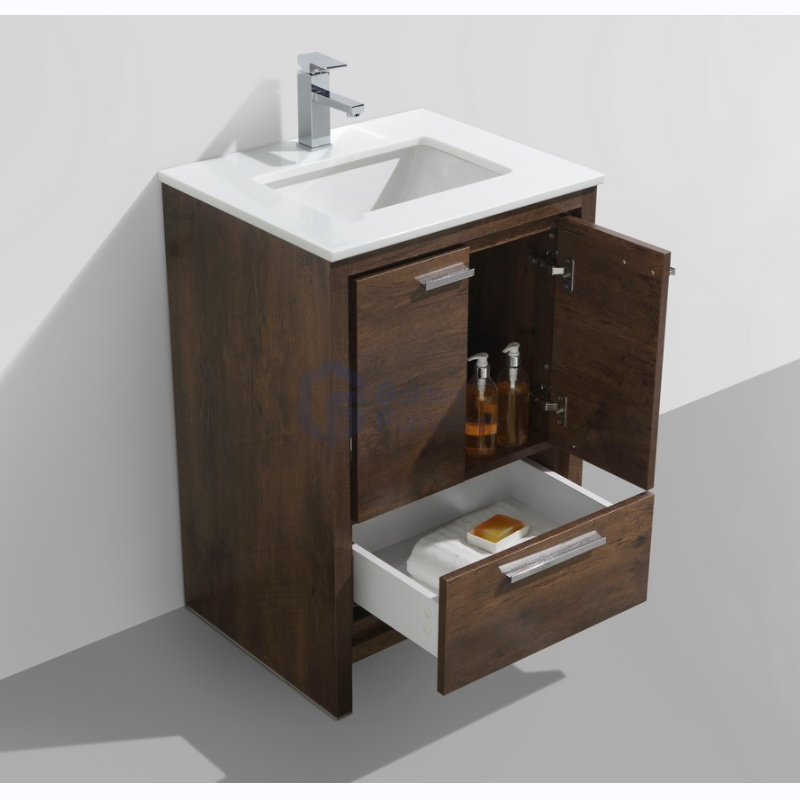Violet5024B Solidwood Freestanding Vietnam Cabinet Single Sink Vanity