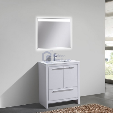 Violet5030A Solidwood Freestanding Vietnam Cabinet Single Sink Vanity