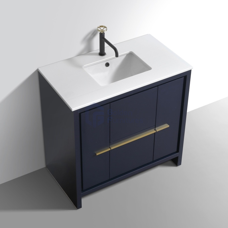 Violet5036 Solidwood Freestanding Vietnam Cabinet Single Sink Vanity