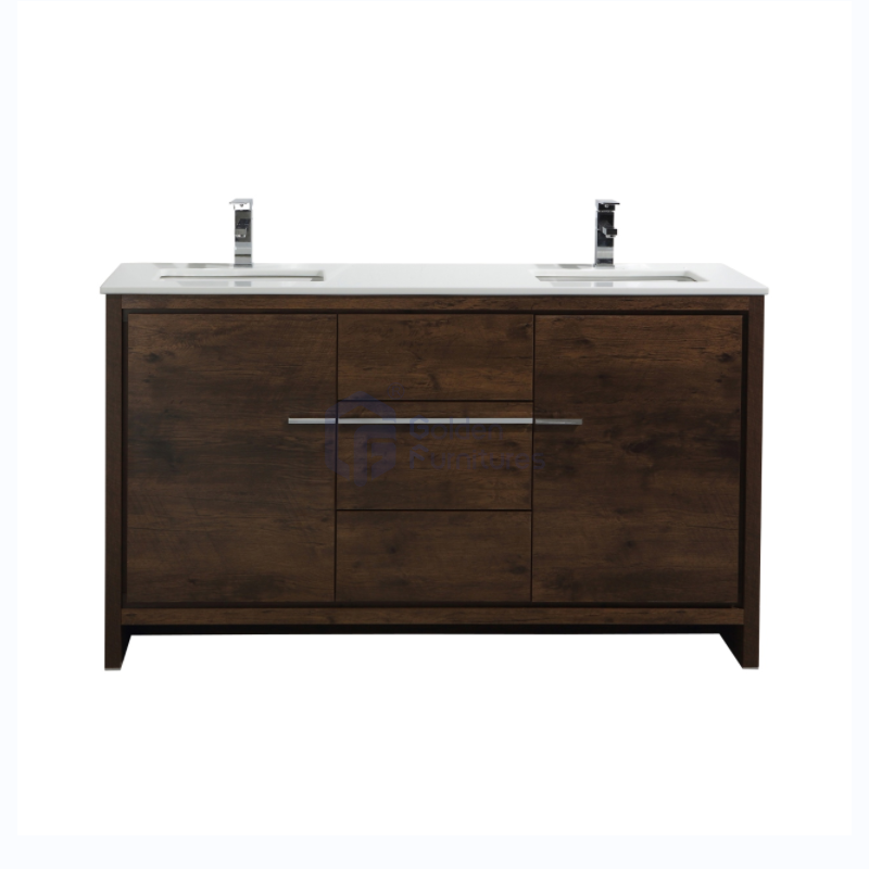 Violet5060B Solidwood Freestanding Vietnam Cabinet Single Sink Vanity