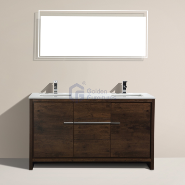 Violet5060B Solidwood Freestanding Vietnam Cabinet Single Sink Vanity