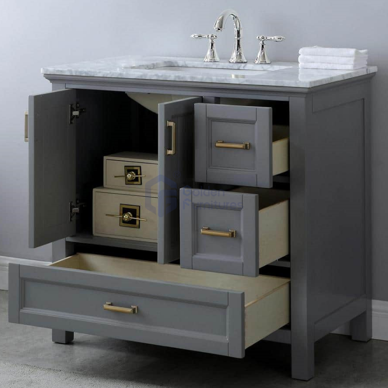 Freestanding Vanity Rose7036