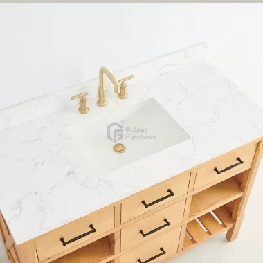 Lily10048AW With Shelf Vietnam Bathroom Vanity Factory