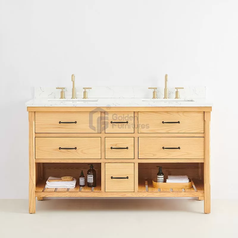 Lily10060AW With Shelf Vietnam Bathroom Vanity Factory