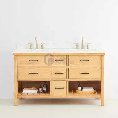 Lily10060AW With Shelf Vietnam Bathroom Vanity Factory