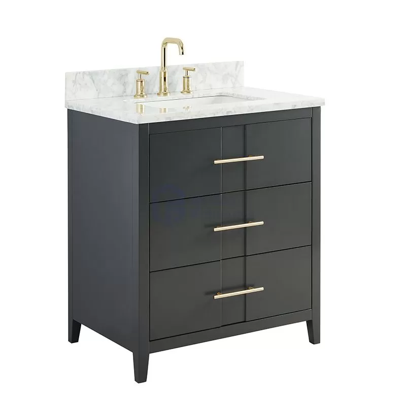 Iris8030B Special Design Transitional Solid Wood Vanity