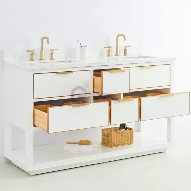 Lily9060W Vietnam Bathroom Vanity Factory