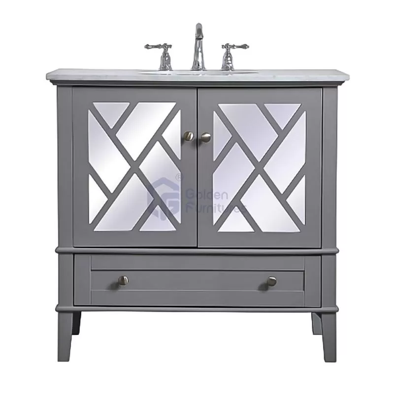 Daisy6036 Solidwood Freestanding Cabinet Bathroom Sink Vanity