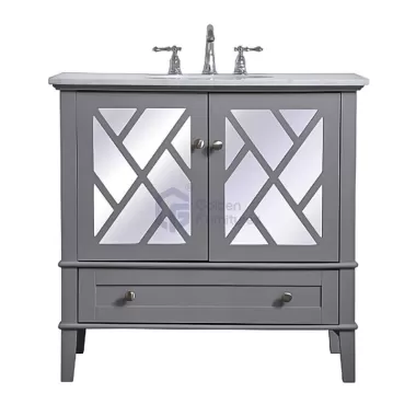 Daisy6036 Solidwood Freestanding Cabinet Bathroom Sink Vanity