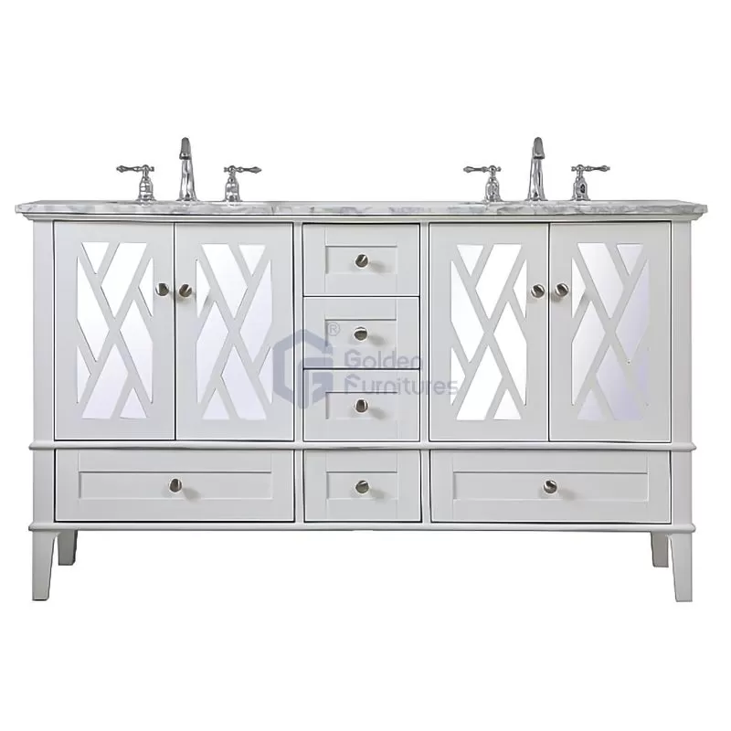 Daisy6060 Solidwood Freestanding Cabinet Bathroom Sink Vanity
