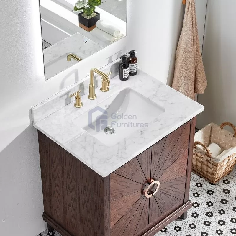 GFT-M30W Marble Vanity Top