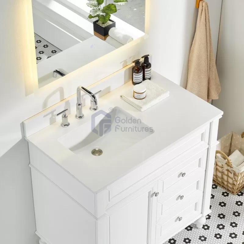 GFT-AM36W Artificial Marble Vanity Top