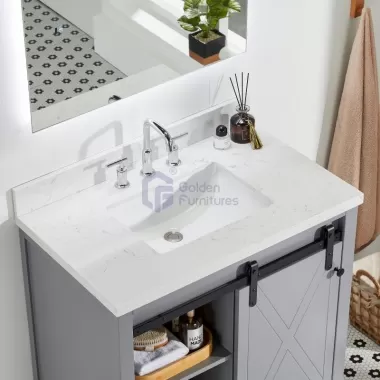 GFT-AM36W Artificial Marble Vanity Top