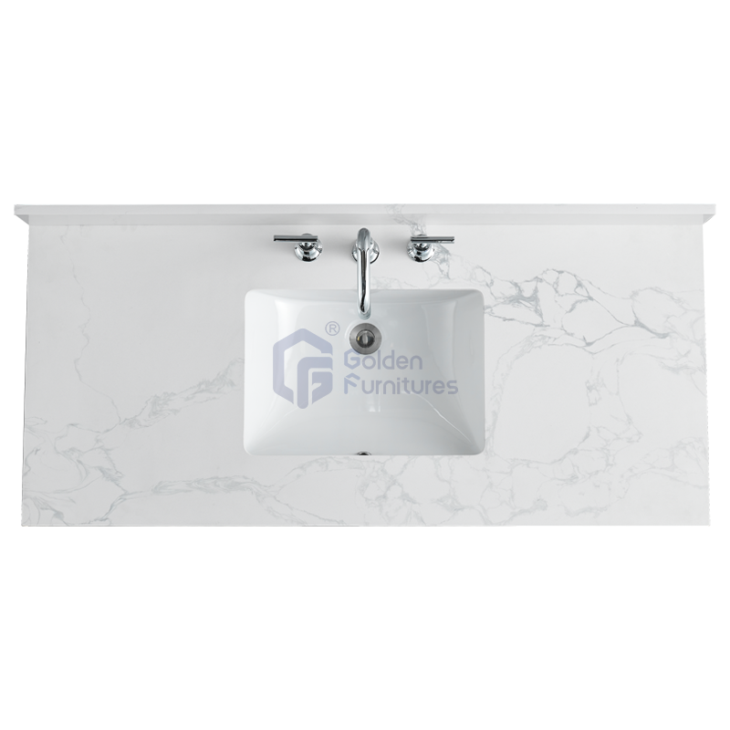 GFT-Q48W Quartz Vanity Top