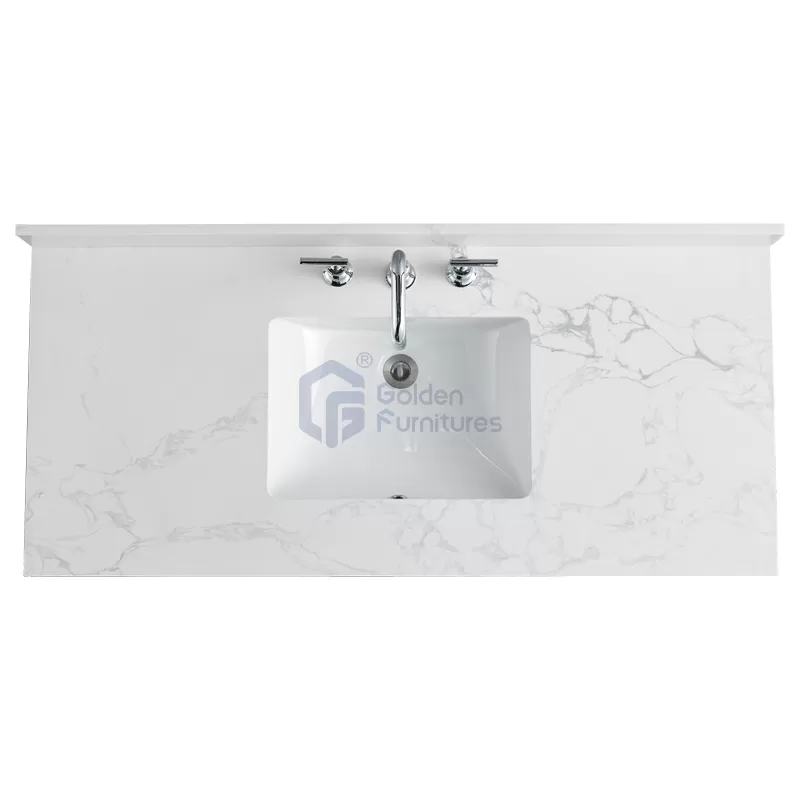 GFT-Q48W Quartz Vanity Top