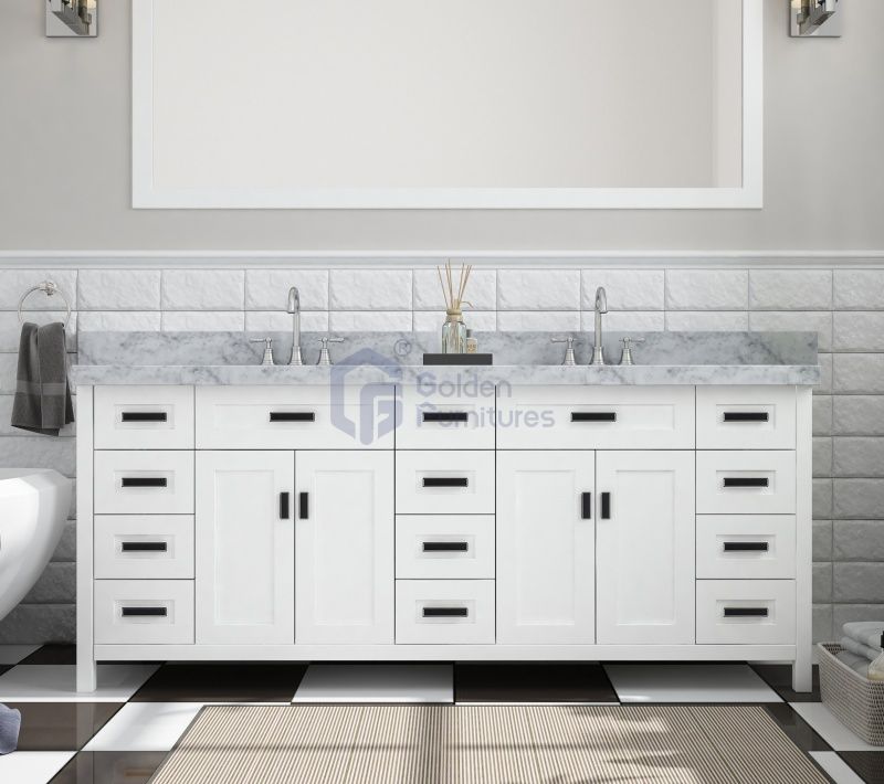 Rose3084 New Design Solidwood Freestanding Vietnam Vanity