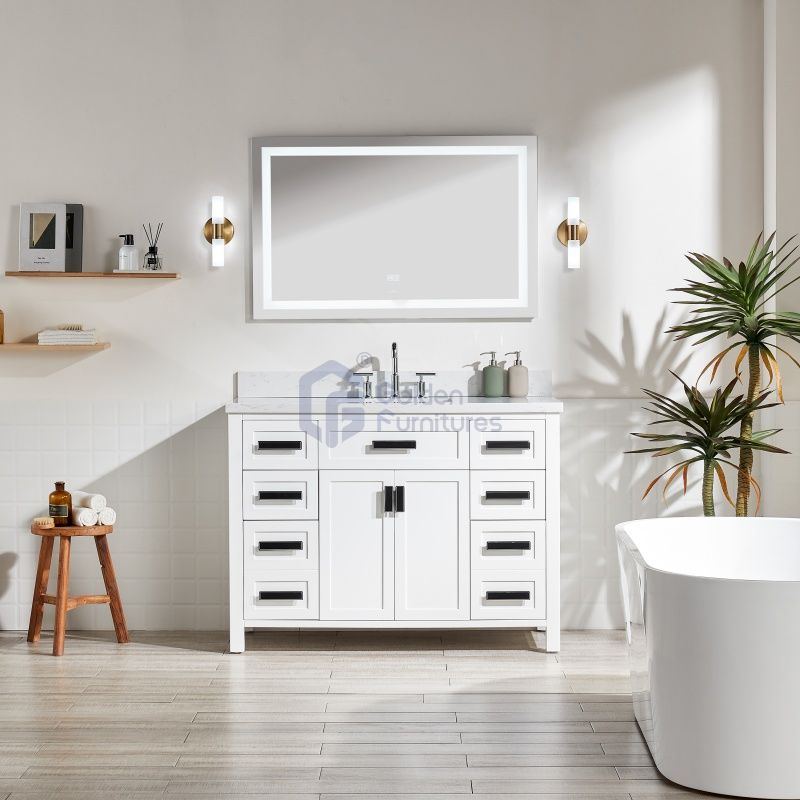 Rose3048 Solidwood Freestanding Vietnam Vanity