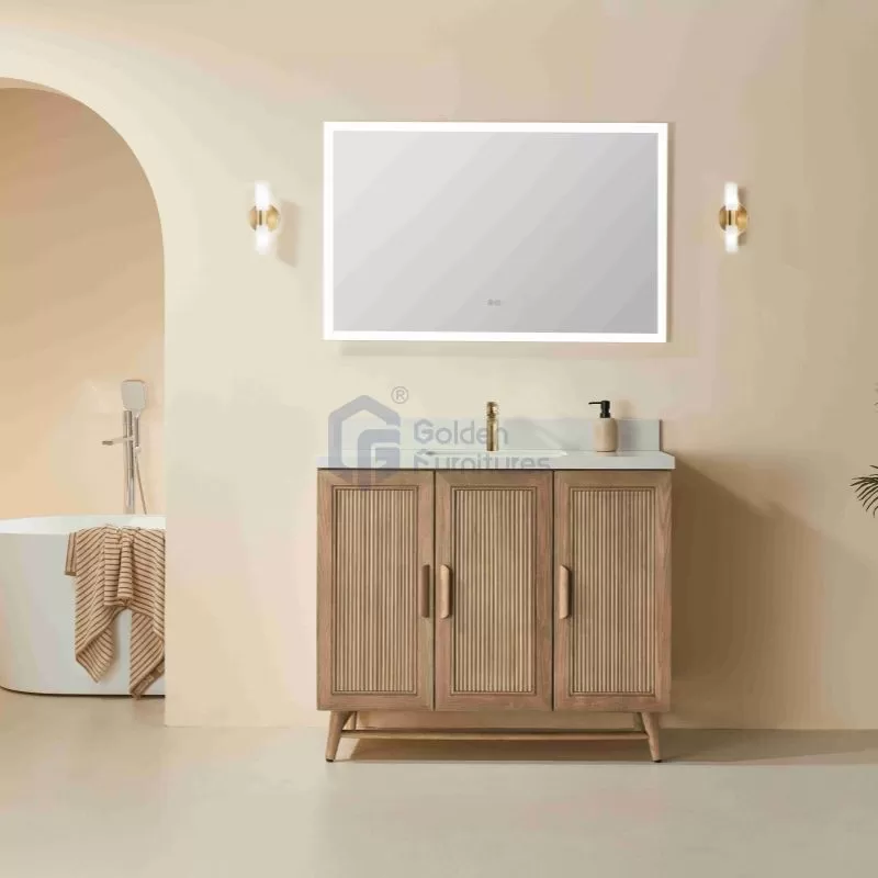 Sunflower13042B Classical Antique Farmhouse Rustic Washroom Vanity