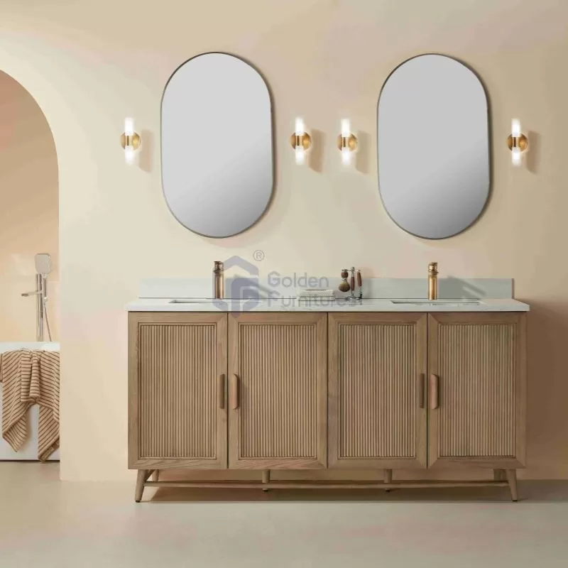 Sunflower13072B Classical Antique Farmhouse Rustic Washroom Vanity