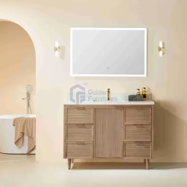 Sunflower26048 Classical Antique Farmhouse Rustic Bathroom Vanity