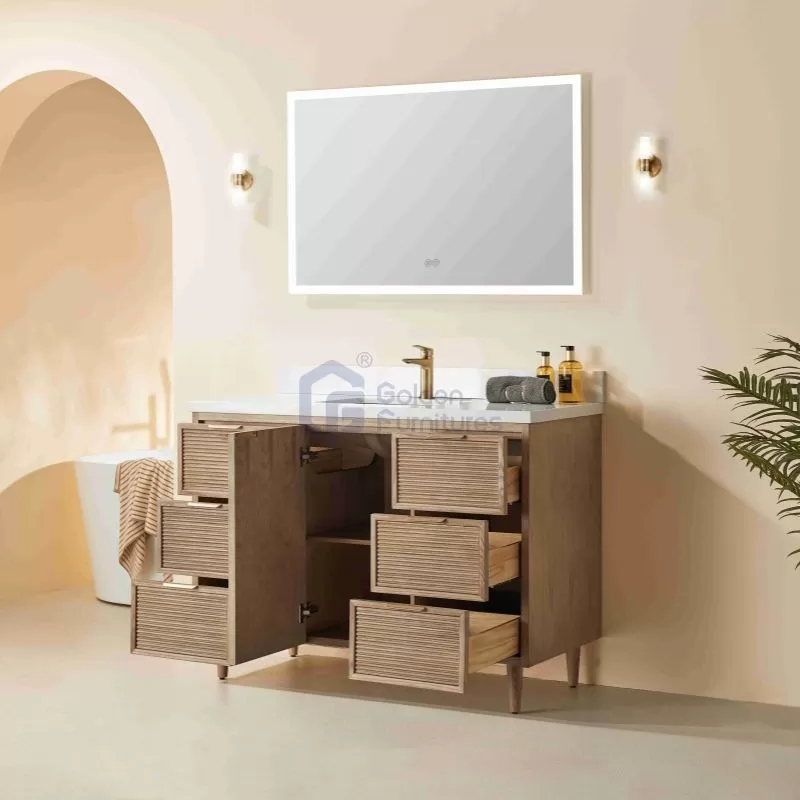 Sunflower26048 Classical Antique Farmhouse Rustic Bathroom Vanity