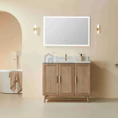 Sunflower13042B Classical Antique Farmhouse Rustic Washroom Vanity