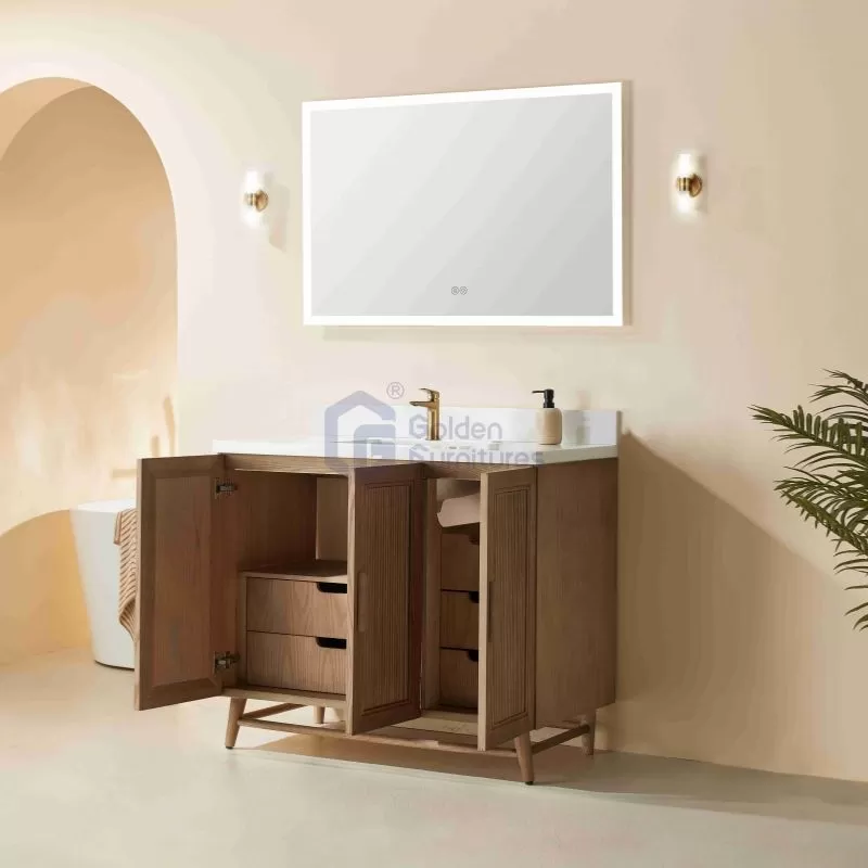 Sunflower13042B Classical Antique Farmhouse Rustic Washroom Vanity