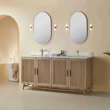 Sunflower13072B Classical Antique Farmhouse Rustic Washroom Vanity