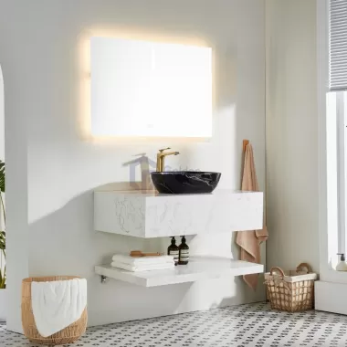 Wall mounted Vanity Guitar11036WH