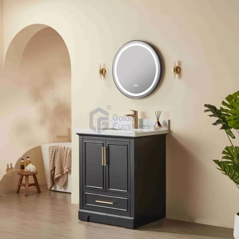 Iris23030B Transitional Solid Wood Vanity
