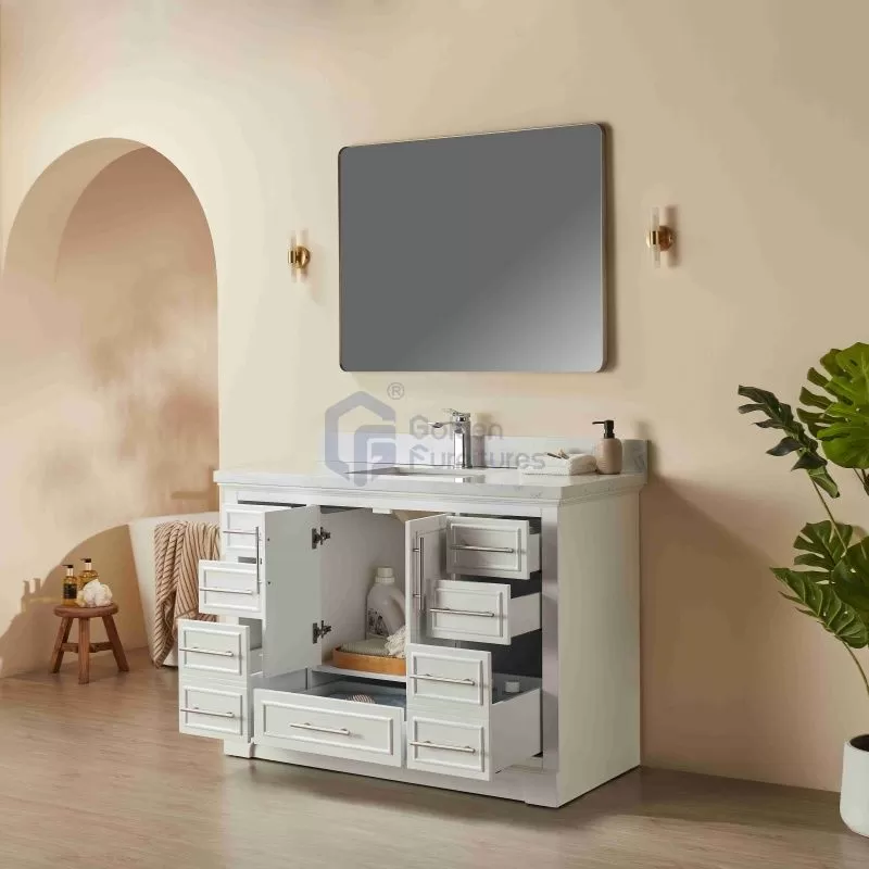 Iris23048 Transitional Solid Wood Vanity