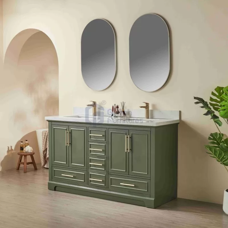 Iris23060 Transitional Solid Wood Vanity