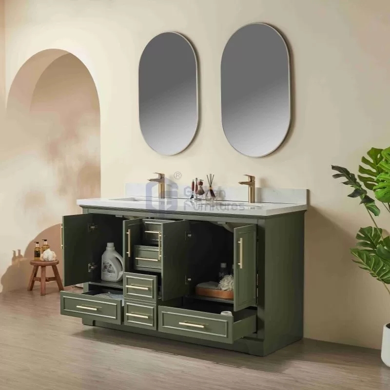 Iris23060 Transitional Solid Wood Vanity