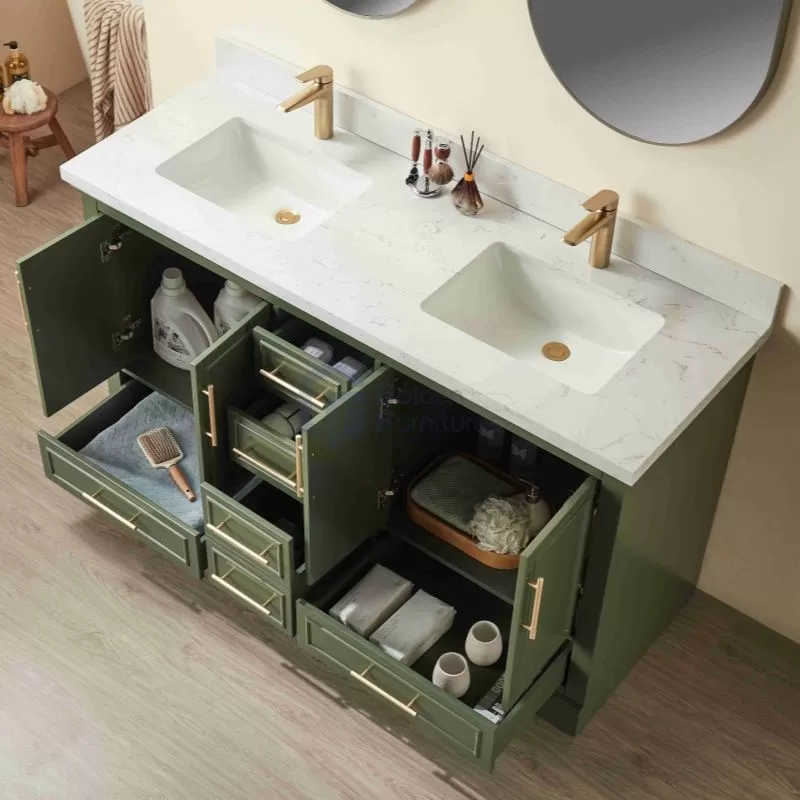 Iris23060 Transitional Solid Wood Vanity