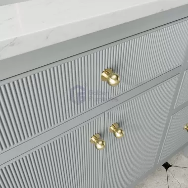 Tulip13048C-GR New Designs Bathroom Cabinet