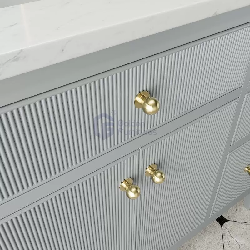 Tulip13048C-GR New Designs Bathroom Cabinet