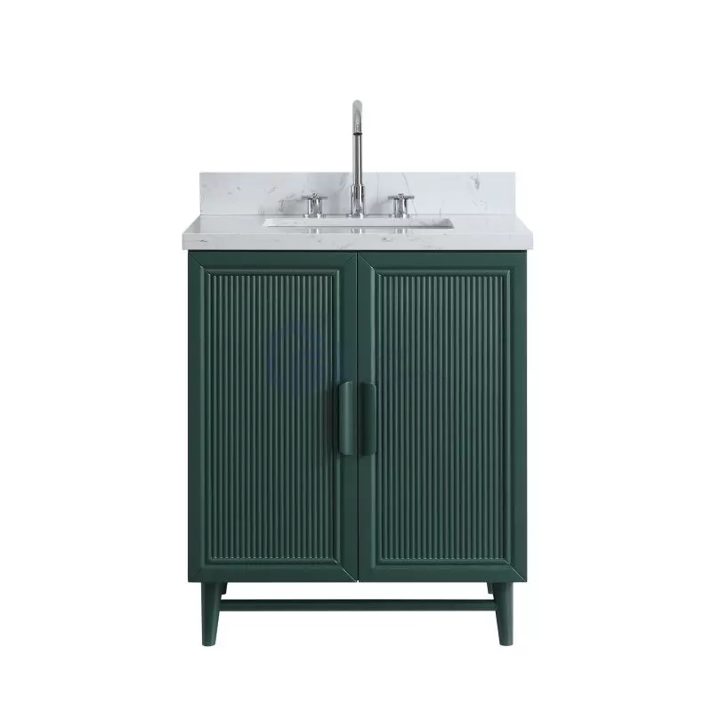 Sunflower13030B-FGE Classical Antique Farmhouse Rustic Washroom Vanity