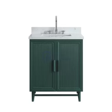 Sunflower13030B-FGE Classical Antique Farmhouse Rustic Washroom Vanity