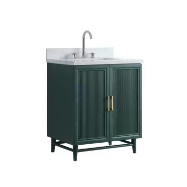 Sunflower13030B-FGE Classical Antique Farmhouse Rustic Washroom Vanity