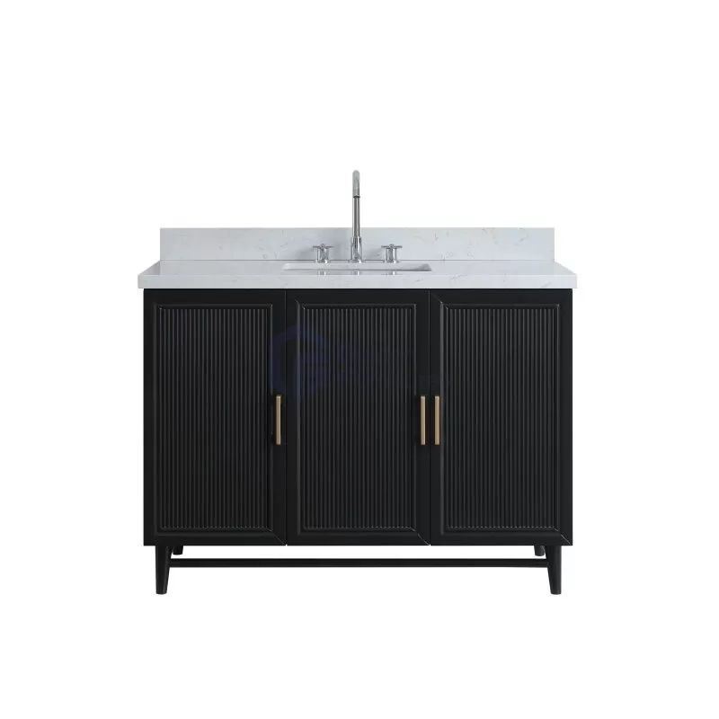 Sunflower13048B-B Classical Antique Farmhouse Rustic Bathroom Vanity