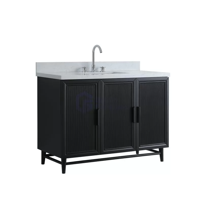 Sunflower13048B-B Classical Antique Farmhouse Rustic Bathroom Vanity
