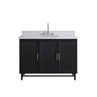 Sunflower13048B-B Classical Antique Farmhouse Rustic Bathroom Vanity