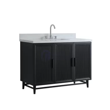 Sunflower13048B-B Classical Antique Farmhouse Rustic Bathroom Vanity