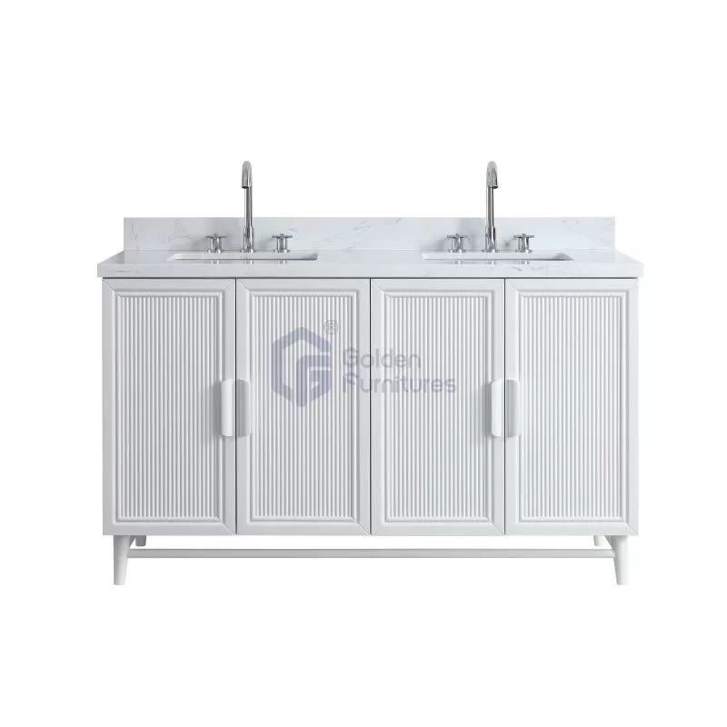 Sunflower13060B-W Classical Antique Farmhouse Rustic Washroom Vanity