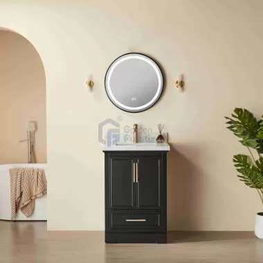 Iris23024B Transitional Solid Wood Vanity